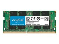 Crucial - DDR4 - modul - 16 GB - SO DIMM 260-pin - 3200 MHz / PC4-25600 - CL22 - 1.2 V - ikke-bufret - ikke-ECC CT16G4SFRA32A