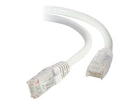 C2G - Koblingskabel - RJ-45 (hann) til RJ-45 (hann) - 1 m - UTP - CAT 6 - med støvel, uten hindringer - hvit 82484