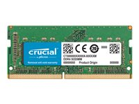 Crucial - DDR4 - modul - 16 GB - SO DIMM 260-pin - 2666 MHz / PC4-21300 - CL19 - 1.2 V - ikke-bufret - ikke-ECC CT16G4S266M