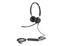 Jabra BIZ 2400 II USB Duo CC MS - Hodesett - on-ear - konvertibel - kablet - USB - Certified for Skype for Business 2499-823-309