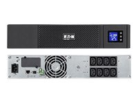 Eaton 5SC 1000 - UPS (kan monteres i rack) - AC 230 V - 700 watt - 1000 VA - RS-232, USB - utgangskontakter: 8 - 2U - svart 5SC1000IR