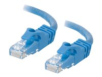 C2G Cat6 Booted Unshielded (UTP) Network Patch Cable - Koblingskabel - RJ-45 (hann) til RJ-45 (hann) - 3 m - UTP - CAT 6 - formstøpt, uten hindringer, flertrådet - blå 83389