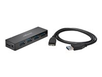 Kensington UH4000C - Hub - 4 x SuperSpeed USB 3.0 - stasjonær K39122EU