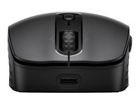 HP 695 - Mus - Qi-Charging - 7 knapper - trådløs - Bluetooth - svart 8F1Y4AA#ABB