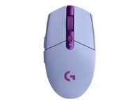 Logitech G G305 - Mus - optisk - 6 knapper - trådløs - 2.4 GHz - USB trådløs mottaker - lilla 910-006023