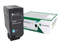 Lexmark - Høy ytelse - cyan - original - tonerpatron LCCP, LRP - for Lexmark CX725de, CX725dhe, CX725dthe 84C2HC0