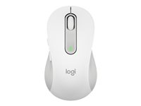 Logitech Signature M650 L for Business - Mus - høyrehendt - 5 knapper - trådløs - 2.4 GHz, Bluetooth - Logitech Logi Bolt USB-mottaker - elfenbenshvit 910-006349