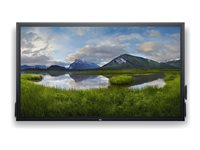 Dell P7524QT - 75" Diagonalklasse (74.52" synlig) LED-bakgrunnsbelyst LCD-skjerm - interaktiv - med pekeskjerm (multiberørings) - 4K UHD (2160p) 3840 x 2160 DELL-P7524QT