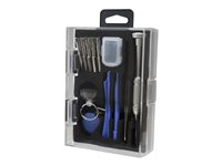 StarTech.com Cell Phone Repair Kit - with Case - Multipurpose - Computer Tool Kit - Electronics Kit - PC Tool Kit (CTKRPR) - Reparasjonsverktøysett for mobiltelefon - 23 deler - inn boks CTKRPR