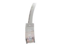 C2G Cat5e Booted Shielded (STP) Network Patch Cable - Koblingskabel - RJ-45 (hann) til RJ-45 (hann) - 50 m - STP - CAT 5e - formstøpt - grå 83759