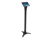 Compulocks Universal Tablet Cling Portable Floor Stand - Stativ - for nettbrett - låsbar - høyverdig aluminium - svart - skjermstørrelse: inntil 13" - plassering på gulv 147BUCLGVWMB