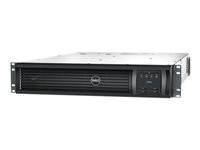 Dell Smart-UPS 3000VA LCD RM - UPS (kan monteres i rack) - AC 220/230/240 V - 2700 watt - 3000 VA - RS-232, USB, Ethernet 10/100 - utgangskontakter: 9 - 2U - svart - med APC SmartConnect DLT3000RMI2UC