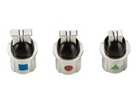 Kensington Replacement Lock Head Tips for Universal 3-in-1 Laptop Lock - Hodetupper for sikkerhetslås - for P/N: K60615WW, K62316WW, K62317WW, K62318WW, K62319EUM, K62319M K62315WW