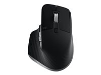 Logitech Master Series MX Master 3S for Mac - Mus - ergonomisk - optisk - 7 knapper - trådløs - 2.4 GHz, Bluetooth - romgrå - for Apple MacBook 910-006571