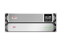 APC Smart-UPS On-Line SRTL1000RM4UXLI - UPS (kan monteres i rack) (høy tetthet) - AC 220/230 V - 900 watt - 1000 VA - litiumion - RS-232, USB, Ethernet - utgangskontakter: 8 - 4U - 1.83 m kabel - svart med sølvfasfront SRTL1000RM4UXLI