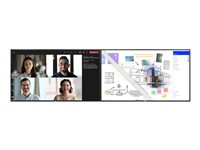 NEC 65" Dual Collaboration Room System - Videokonferansesett - med NEC MultiSync M651 IGB ikke-berørings 40001571