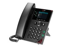 Poly VVX 250 - OBi Edition - VoIP-telefon - treveis anropskapasitet - SRTP, SIP, SDP, RTP - 4 linjer - svart 89B58AA