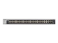 NETGEAR Smart XS748T - Switch - L3 Lite - smart - 44 x 10GBase-T + 4 x 10 Gigabit SFP+ - stasjonær, rackmonterbar XS748T-100NES