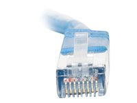 C2G Cat5e Booted Shielded (STP) Network Patch Cable - Koblingskabel - RJ-45 (hann) til RJ-45 (hann) - 10 m - STP - CAT 5e - formstøpt - blå 83781