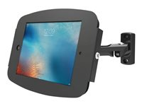 Compulocks Space Swing Arm iPad 12.9" Wall Mount Black - Innhegning - Tyverisikker - for nettbrett - låsbar - høyverdig aluminium - svart - for Apple 12.9-inch iPad Pro (1. generasjon, 2. generasjon) 827B290SENB