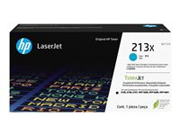 HP 213X - Høy ytelse - cyan - original - LaserJet - tonerpatron (W2131X) - for Color LaserJet Enterprise 6700, MFP 5800, MFP 6800; LaserJet Enterprise Flow MFP 6800 W2131X