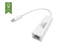 Vision TC-USBCETH - Nettverksadapter - USB-C - 1GbE - 1000Base-T - hvit TC-USBCETH