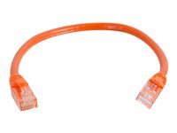 C2G Cat6 Booted Unshielded (UTP) Network Patch Cable - Koblingskabel - RJ-45 (hann) til RJ-45 (hann) - 7 m - UTP - CAT 6 - formstøpt, uten hindringer, flertrådet - oransje 83579