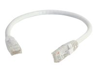 C2G Cat5e Booted Unshielded (UTP) Network Patch Cable - Koblingskabel - RJ-45 (hann) til RJ-45 (hann) - 15 m - UTP - CAT 5e - formstøpt, uten hindringer, flertrådet - hvit 83268