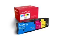 Everyday - 4-pack - Høy ytelse - svart, gul, cyan, magenta - kompatibel - gjenfabrikert - blekkpatron (alternativ for: HP 953XL) 006R04988