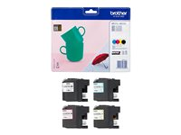 Brother LC227XL/225XL - 4-pack - svart, gul, cyan, magenta - original - blekkpatron - for Brother DCP-J4120DW, MFC-J4420DW, MFC-J4620DW, MFC-J4625DW LC227XLVALBPDR