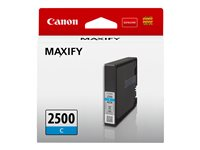 Canon PGI-2500 C - 9.6 ml - cyan - original - blekkbeholder - for MAXIFY iB4050, iB4150, MB5050, MB5150, MB5155, MB5350, MB5450, MB5455 9301B001