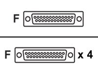 Cisco - Seriell RS-232 kabel (DCE) - DB-25 (hunn) til HD-68 (hann) - 3 m - EIA-232 - for Intrusion Detection System 4210 Sensor CAB-HD4-232FC=