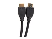 C2G 6ft (1.8m) Ultra High Speed HDMI® Cable with Ethernet - 8K 60Hz - Ultra High Speed - HDMI-kabel med Ethernet - HDMI hann til HDMI hann - 1.8 m - svart - 8 K 60 Hz (7680 x 4320) støtte C2G10411