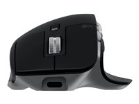 Logitech Master Series MX Master 3S for Mac - Mus - ergonomisk - optisk - 7 knapper - trådløs - 2.4 GHz, Bluetooth - romgrå - for Apple MacBook 910-006571