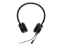 Jabra Evolve 30 II HS Stereo - Hodesett - full størrelse - erstatning - kablet - 3,5 mm jakk 14401-21