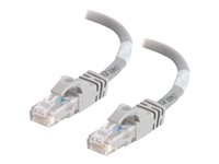 C2G Cat6 Booted Unshielded (UTP) Crossover Patch Cable - Krysskabel - RJ-45 (hann) til RJ-45 (hann) - 1.5 m - UTP - CAT 6 - formstøpt, uten hindringer, flertrådet - grå 83507