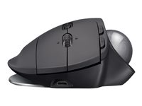 Logitech MX ERGO - Styrekule - optisk - 8 knapper - trådløs - Bluetooth, 2.4 GHz - USB trådløs mottaker 910-005179