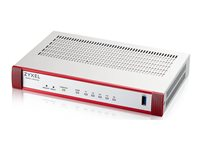 Zyxel USG Flex H Series 50HP - Brannvegg - med 1-års Gold Security Pack - 5 porter - 1GbE - skystyring - for Zyxel SFP-1000T, SFP10G-LR, SFP10G-SR, SFP-LX-10-D, SFP-SX-D USGFLEX50HP-EU0102F