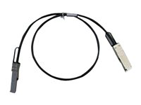 Cisco 40GBASE-CR4 Passive Copper Cable - Direktekoblingskabel - QSFP+ til QSFP+ - 1 m - toakset - gyllenbrun - for Catalyst 3016; Nexus 3016, 3064-E, 3064PQ, 3064-X QSFP-H40G-CU1M=