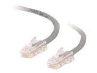 C2G Cat5e Non-Booted Unshielded (UTP) Network Crossover Patch Cable - Krysskabel - RJ-45 (hann) til RJ-45 (hann) - 5 m - UTP - CAT 5e - flertrådet, uniboot - grå 83285