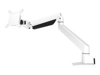 Compulocks Reach VESA Counter Top Articulating Double Jointed Monitor Arm in White - Monteringssett (skrivebordsklemmemontering, skjermarm, VESA-monteringsbrakett) - leddelt - for LCD-skjerm - hvit 660REACHW