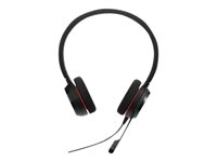 Jabra Evolve 20 MS stereo - Hodesett - on-ear - kablet - USB - Certified for Skype for Business 4999-823-109