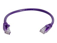 C2G Cat6 Booted Unshielded (UTP) Network Patch Cable - Koblingskabel - RJ-45 (hann) til RJ-45 (hann) - 7 m - UTP - CAT 6 - formstøpt, uten hindringer, flertrådet - purpur 83636