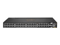 HPE Aruba 6200M 48G 4SFP+ TAA Switch - Switch - Max. Stacking Distance 10 km - L3 - Styrt - 48 x 10/100/1000 + 4 x 1 Gigabit / 10 Gigabit SFP+ (opplink / stabling) - front og side til bakside - rackmonterbar - BTO - TAA-samsvar R8V10A