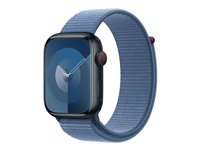 Apple - Sløyfe for smart armbåndsur - 45 mm - 145 - 220 mm - vinterblå MT5H3ZM/A