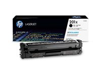 HP 201X - Høy ytelse - svart - original - LaserJet - tonerpatron (CF400X) - for Color LaserJet Pro M252dn, M252dw, M252n, MFP M277c6, MFP M277dw, MFP M277n CF400X