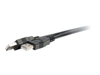 C2G 6.6ft USB Cable - USB A to USB A Cable - USB 2.0 - Black - M/M - USB-kabel - USB (hann) til USB (hann) - USB 2.0 - 2 m - svart 28106