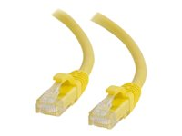 C2G - Koblingskabel - RJ-45 (hann) til RJ-45 (hann) - 1.5 m - UTP - CAT 6a - med støvel, uten hindringer - gul 82521