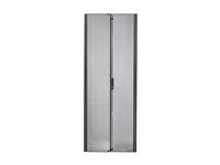 APC NetShelter SX Perforated Split Doors - Rackdør - svart - 45U - for P/N: NBPD0160A, NBWL0355A, NBWL0356A, SMX3000HV-BR, SRT1000RMXLI, SRT1500RMXLA-NC AR7155