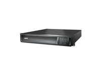 APC Smart-UPS X 750 Rack/Tower LCD - UPS (kan monteres i rack) - AC 230 V - 600 watt - 750 VA - utgangskontakter: 8 - 2U - svart SMX750I